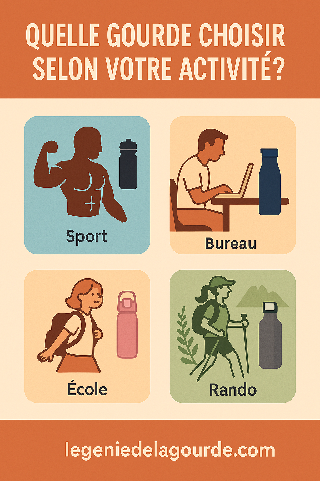 Quelle Gourde Choisir Selon Votre Activité ?