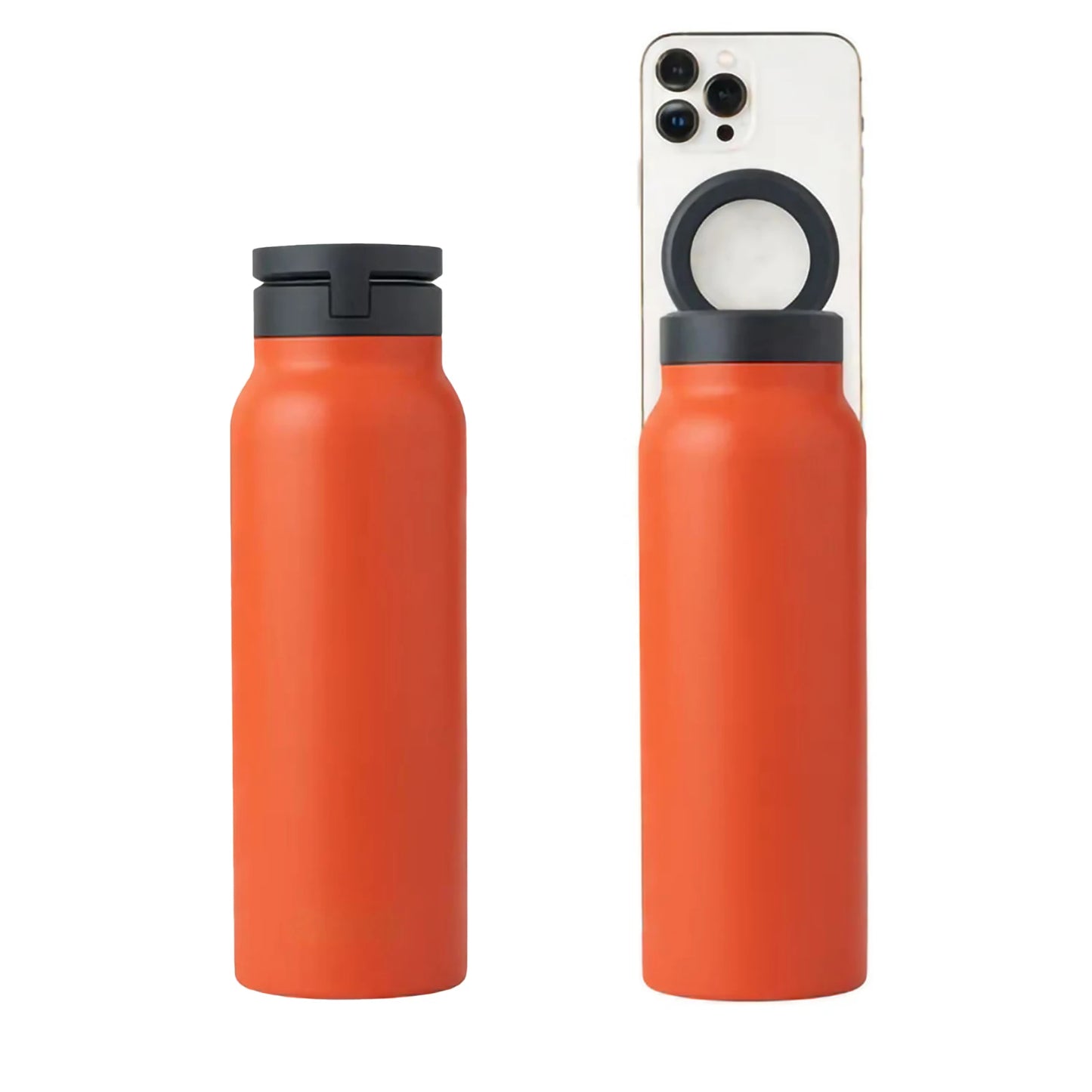 Gourde magnétique 720 ml avec support de téléphone intégré
