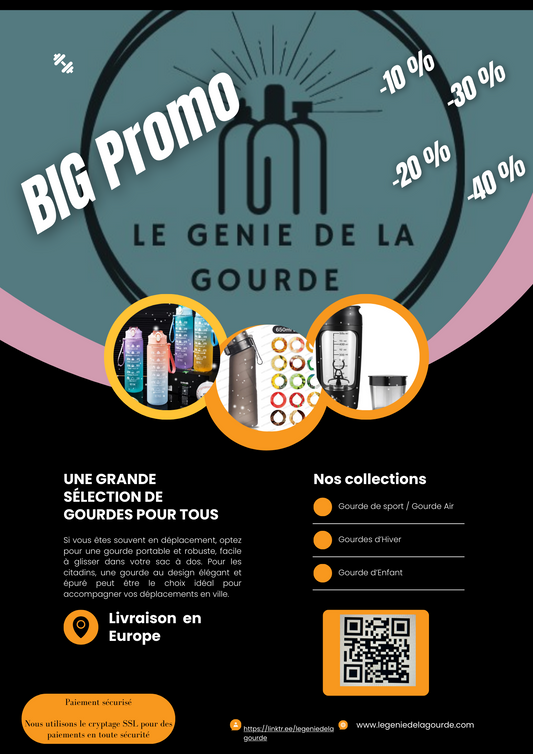 Black Friday : Profitez d'une Offre Exceptionnelle sur Nos Gourdes de Haute Qualité !